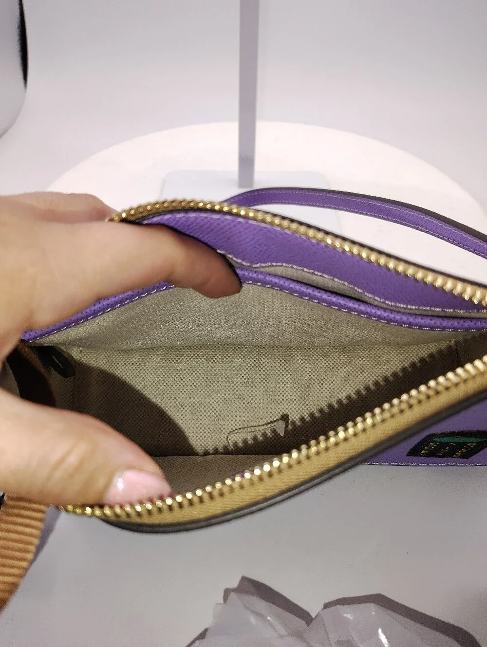 NWT Dooney & Bourke Alpine Demi 20 Purple Shoulder Bag_7